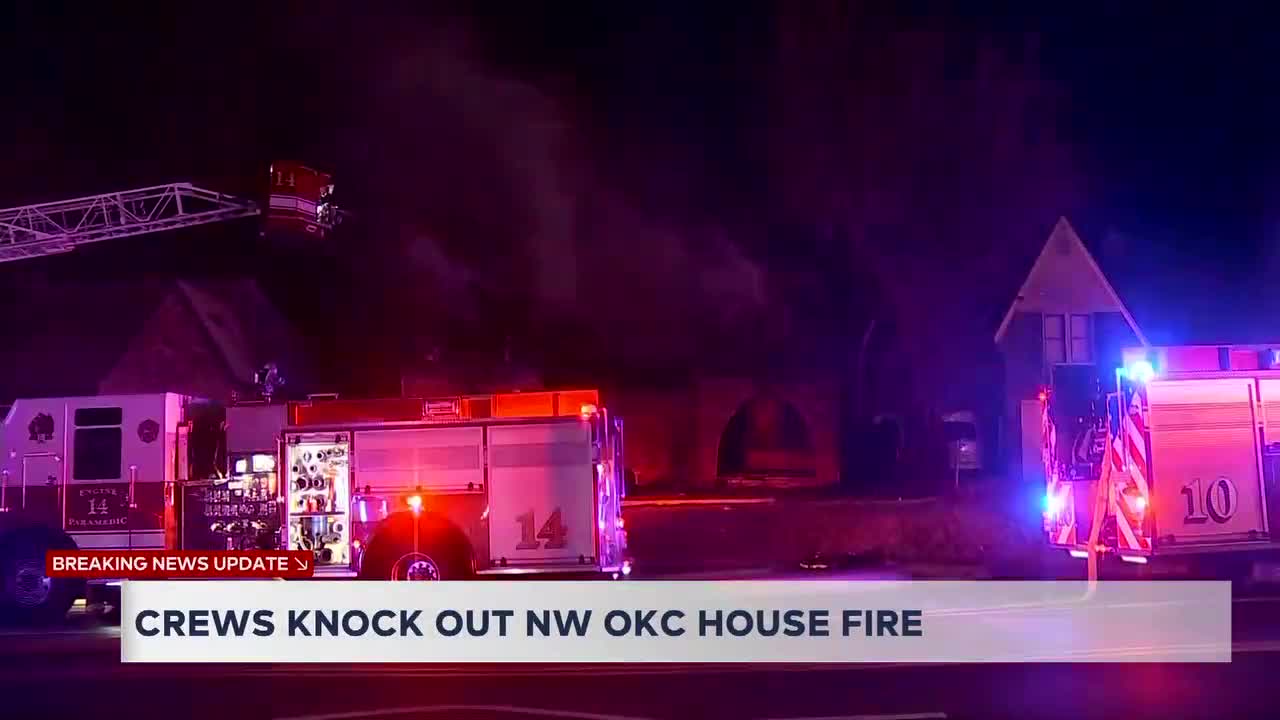 Crews Extinguish Large Duplex Fire In NW OKC, No Injuries Reported