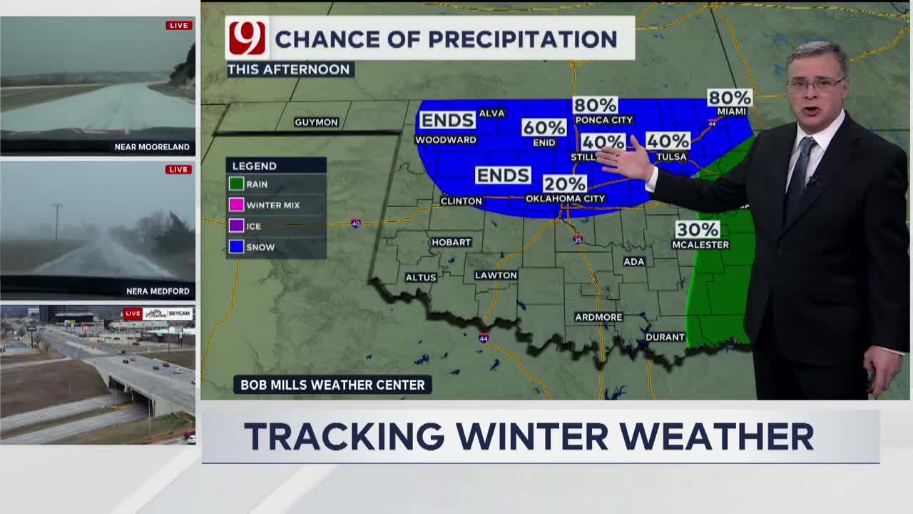 Winter Weather Update With Jed Castles (8:25 a.m.)