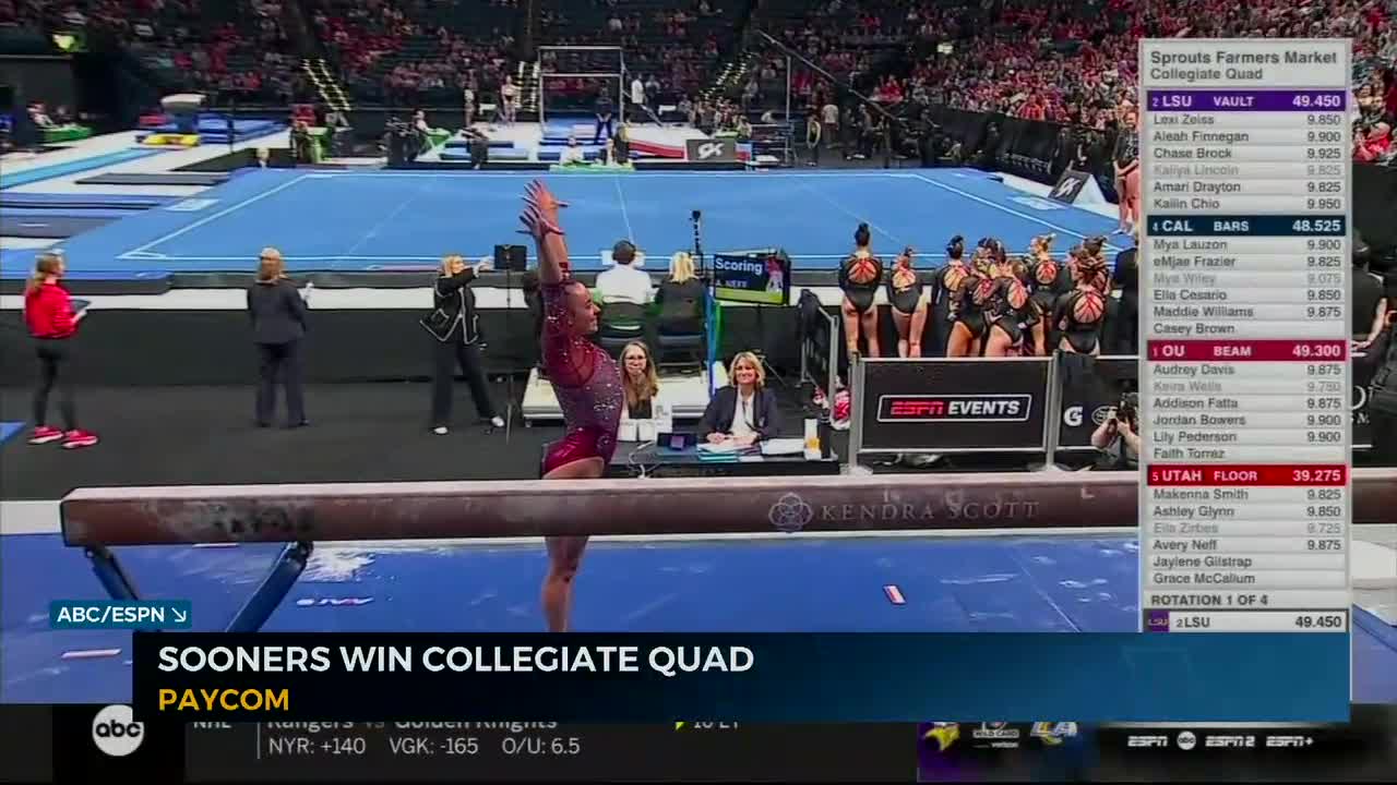 OU Gymnastics Shine At Collegiate Quad