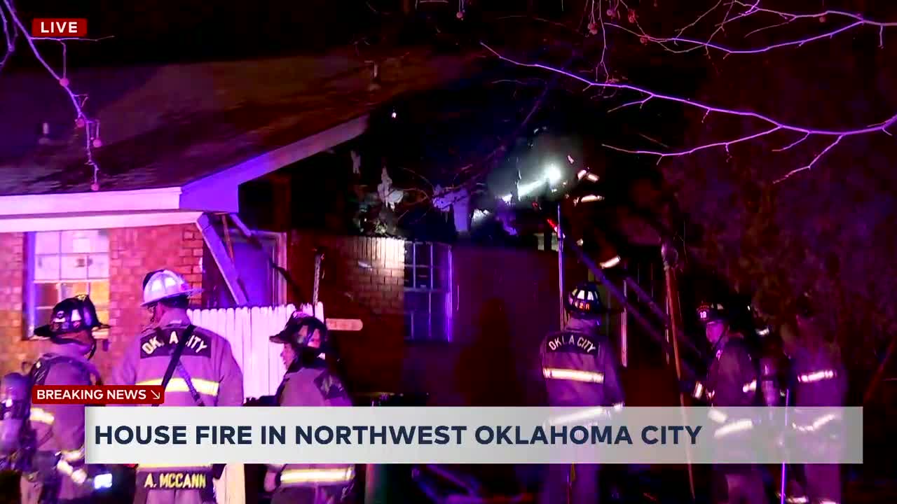 Firefighters Extinguish NW OKC House Fire