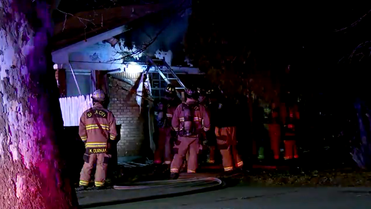 Home Catches Fire In NW OKC