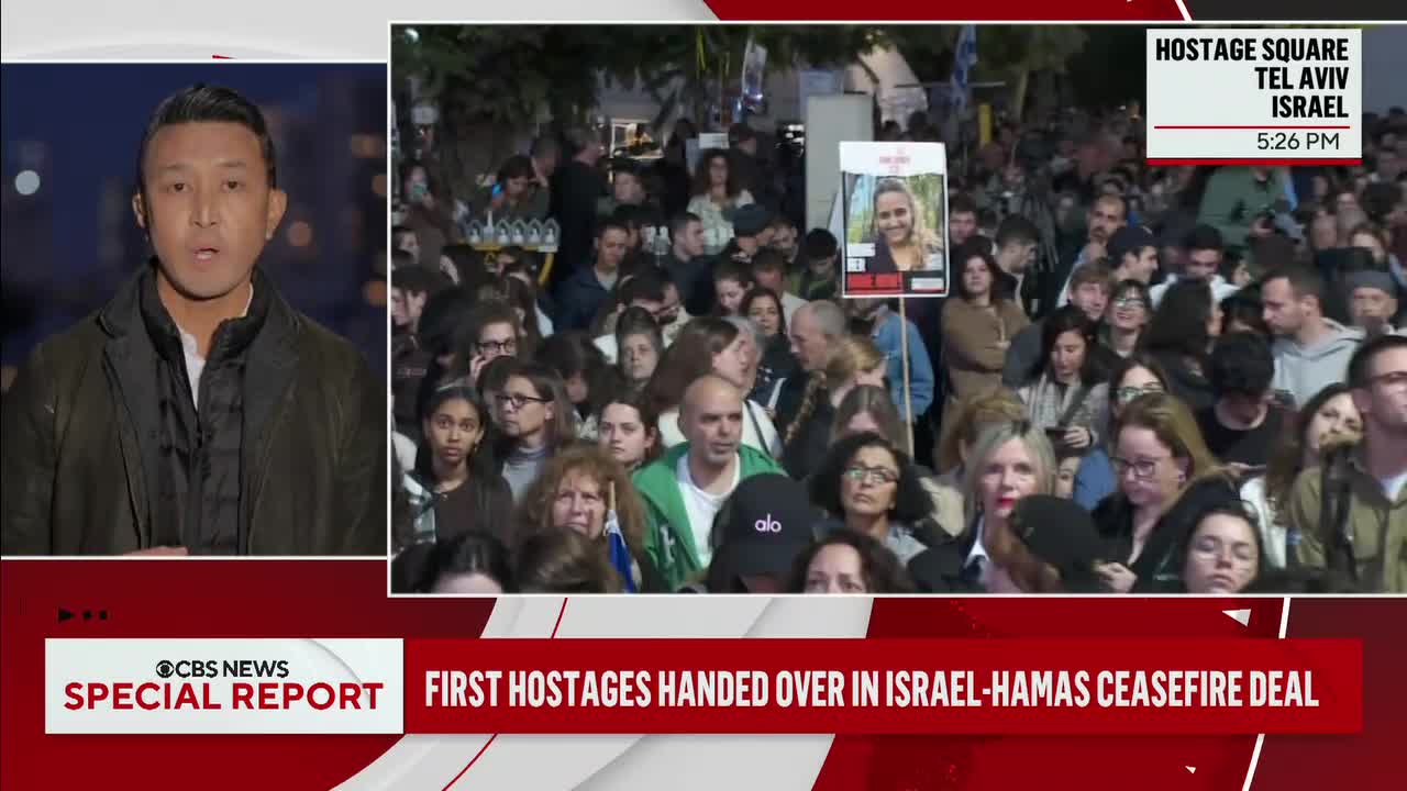 Israel and Hamas ceasefire deal takes effect as first 3 hostages are released