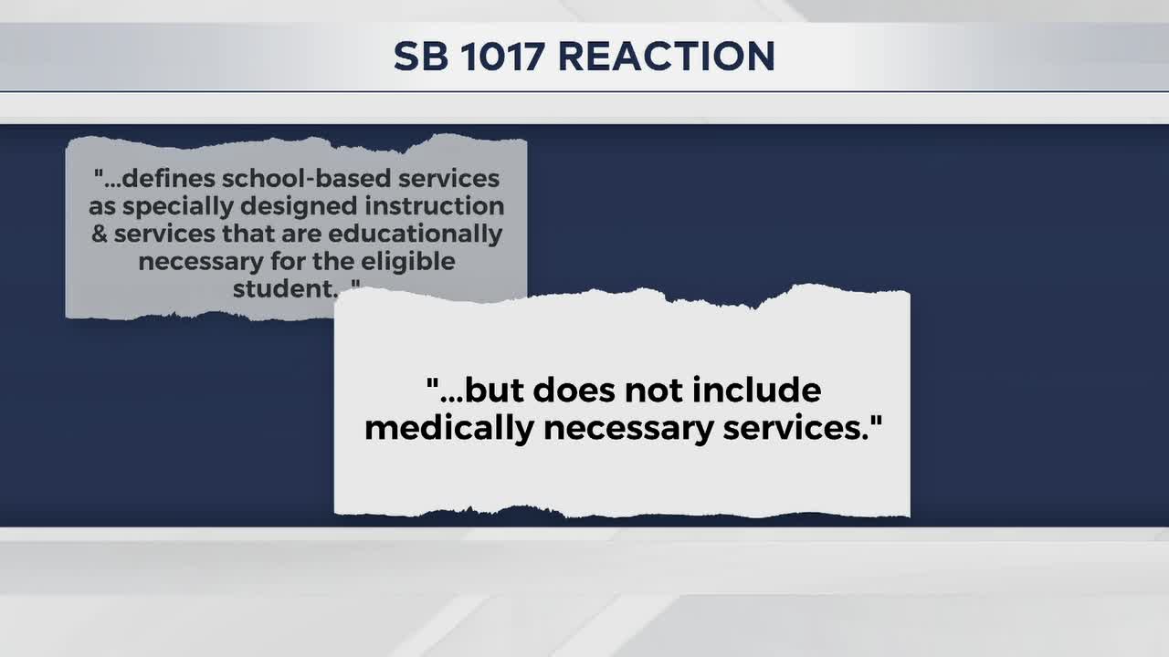 Oklahoma parents express concern over Senate bill affecting care for special needs students