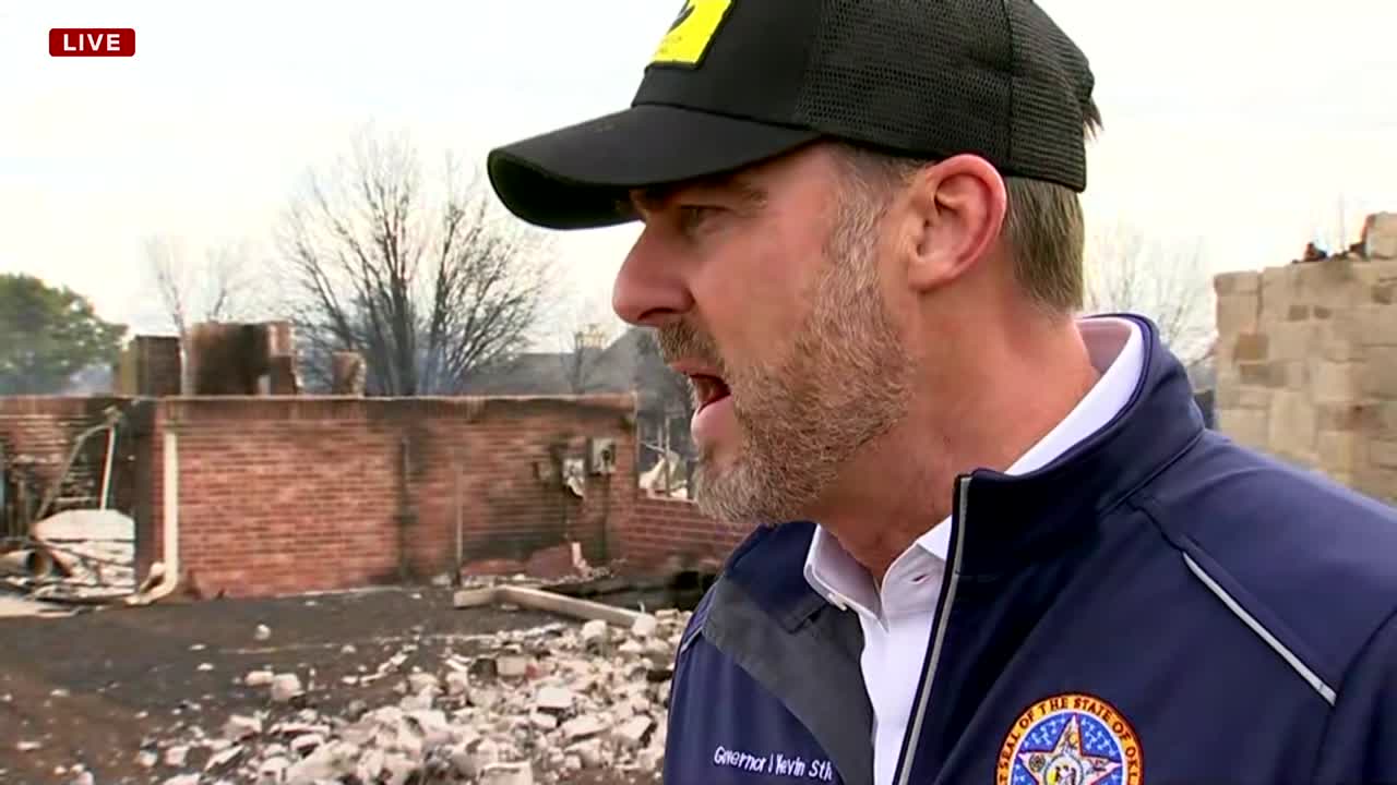 Gov. Stitt declares state of emergency in 12 Oklahoma Counties