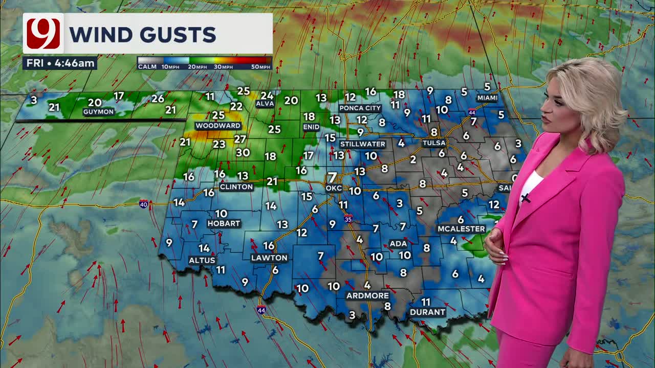 Megan Gold's Friday morning forecast
