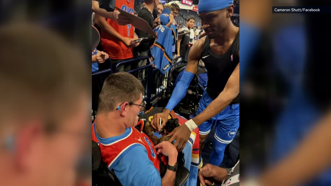 Oklahoma City Thunder help out fan who lost SGA-signed Rumble toy