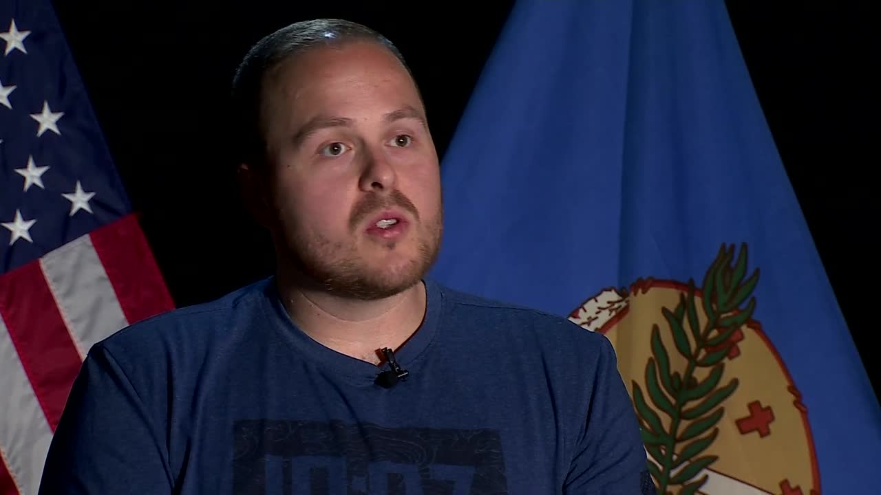 Son of Oklahoma County deputy killed by gunfire breaks silence since father's death