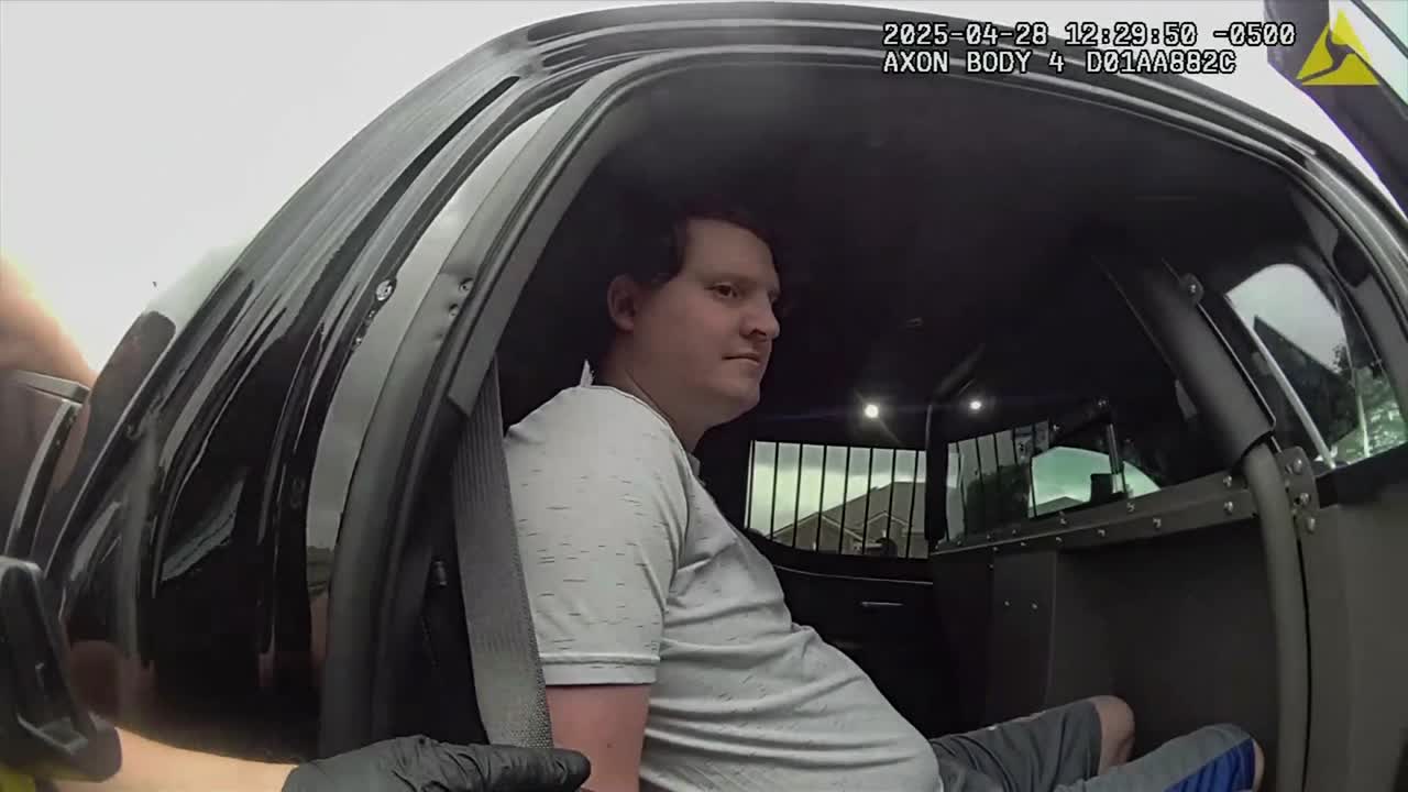 BODYCAM FOOTAGE: Choctaw High School choir teacher's arrest, accused of sexual relationship with student
