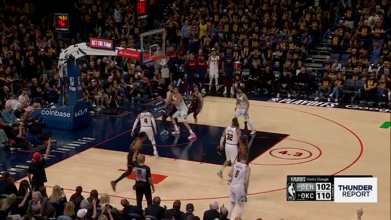 Gordon’s game-winner, Jokic’s 42 points, 22 rebounds lead Nuggets past Thunder in West semis Game 1
