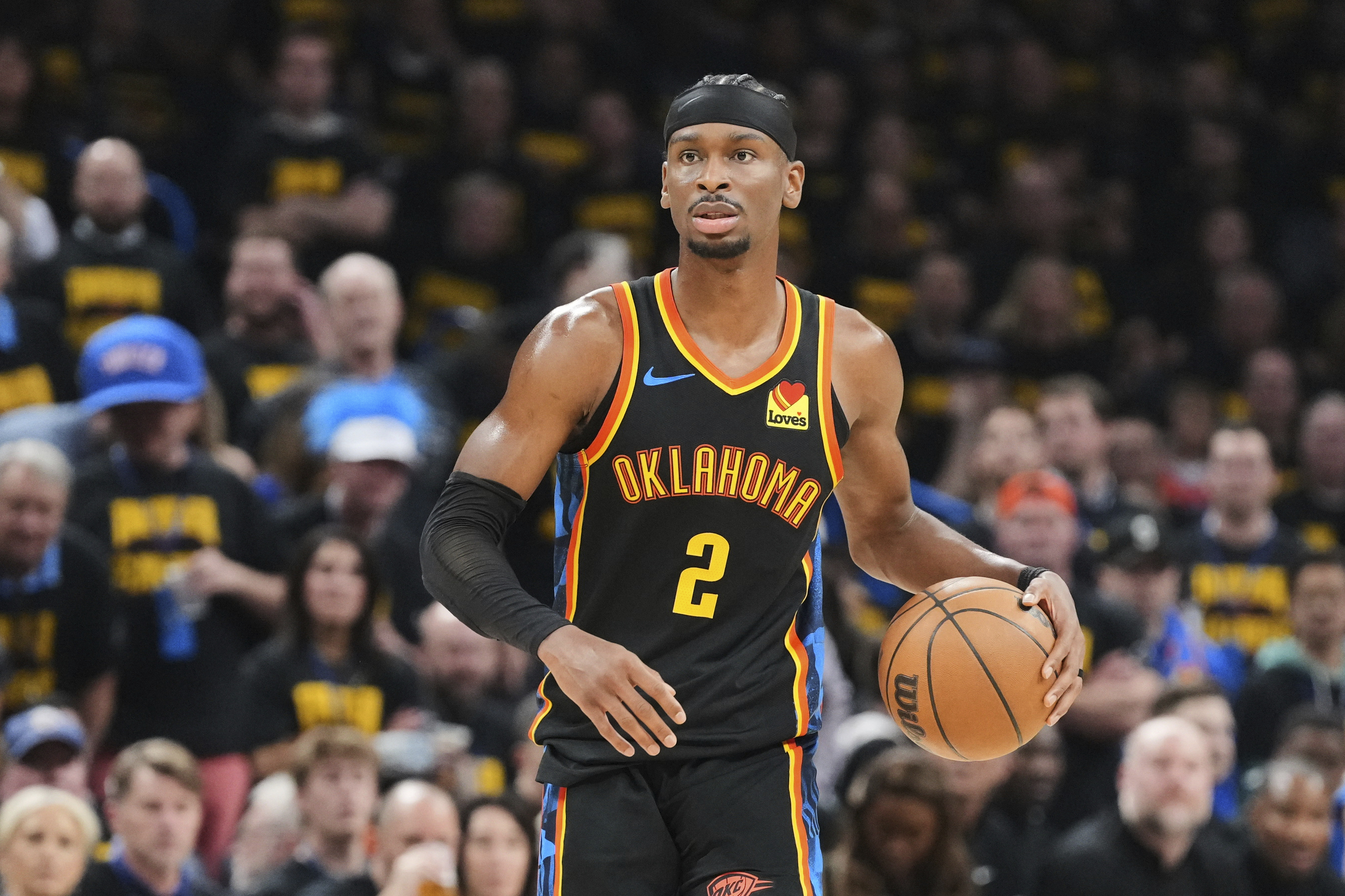 SGA scores 34, OKC rolls past Denver in Game 2, 149-106