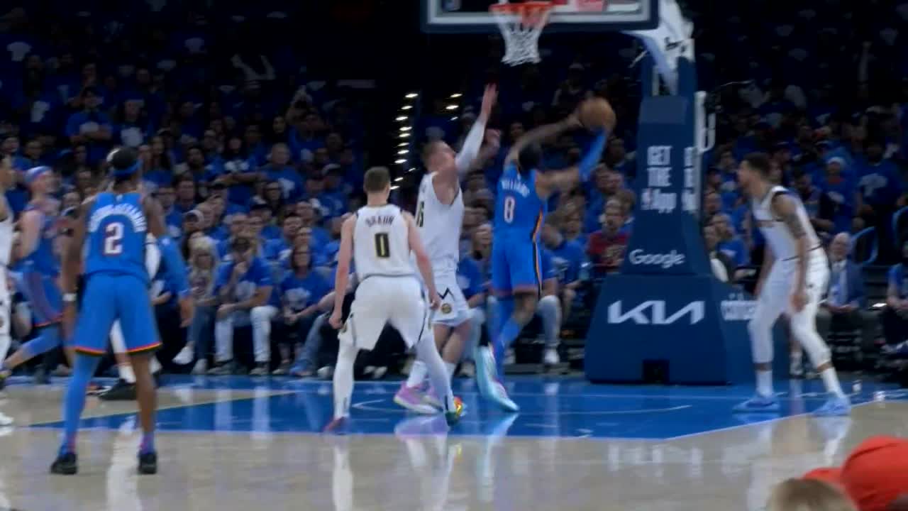 Shai Gilgeous-Alexander and Thunder roll into West finals with 125-93 rout of Nuggets in Game 7