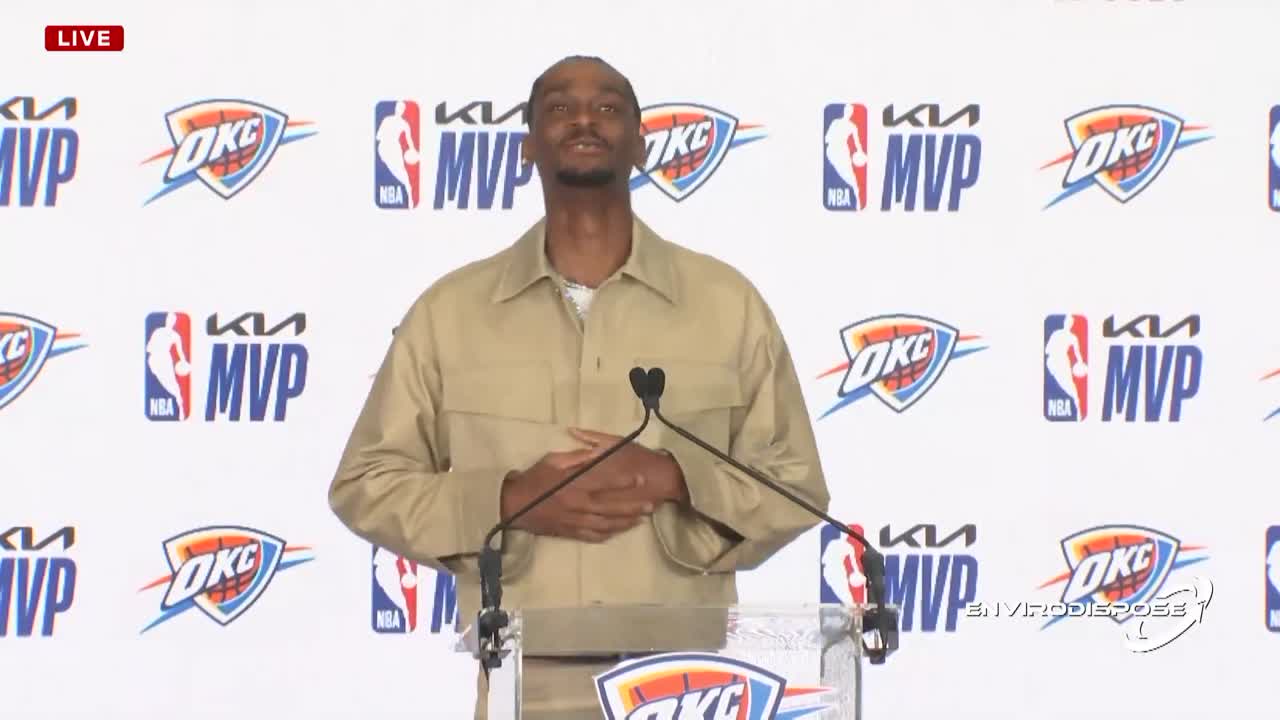 SGA gets emotional thanking his wife