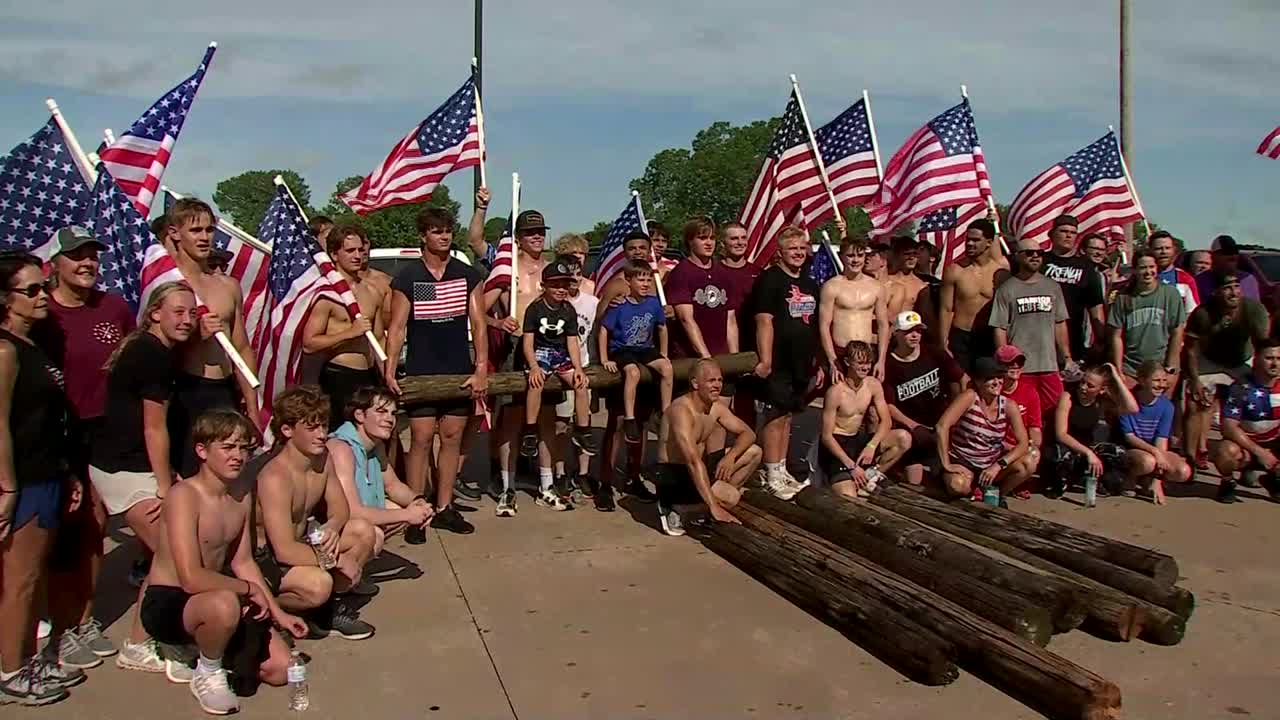 Will you take the challenge? Blanchard's Log-Carrying Memorial Day Run honors heroes
