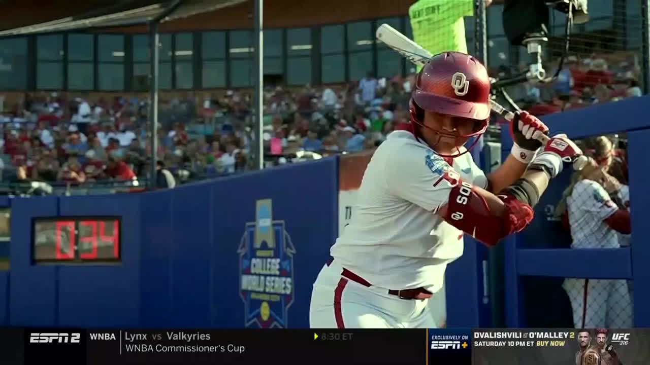 OU Softball look to extend run in WCWS