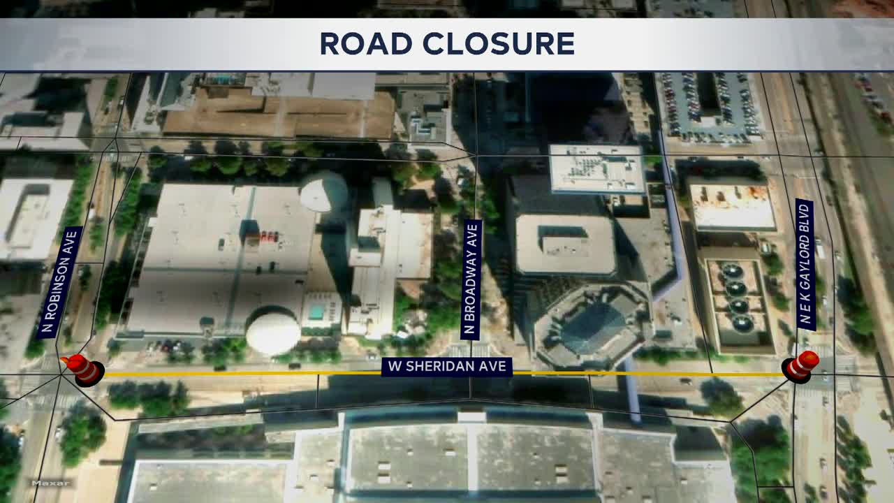 Skybridge demolition begins as part of new OKC arena project
