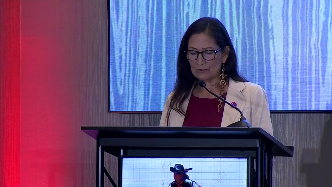 Trailblazer Haaland speaks on tribal healing at OKC's Sovereignty Symposium