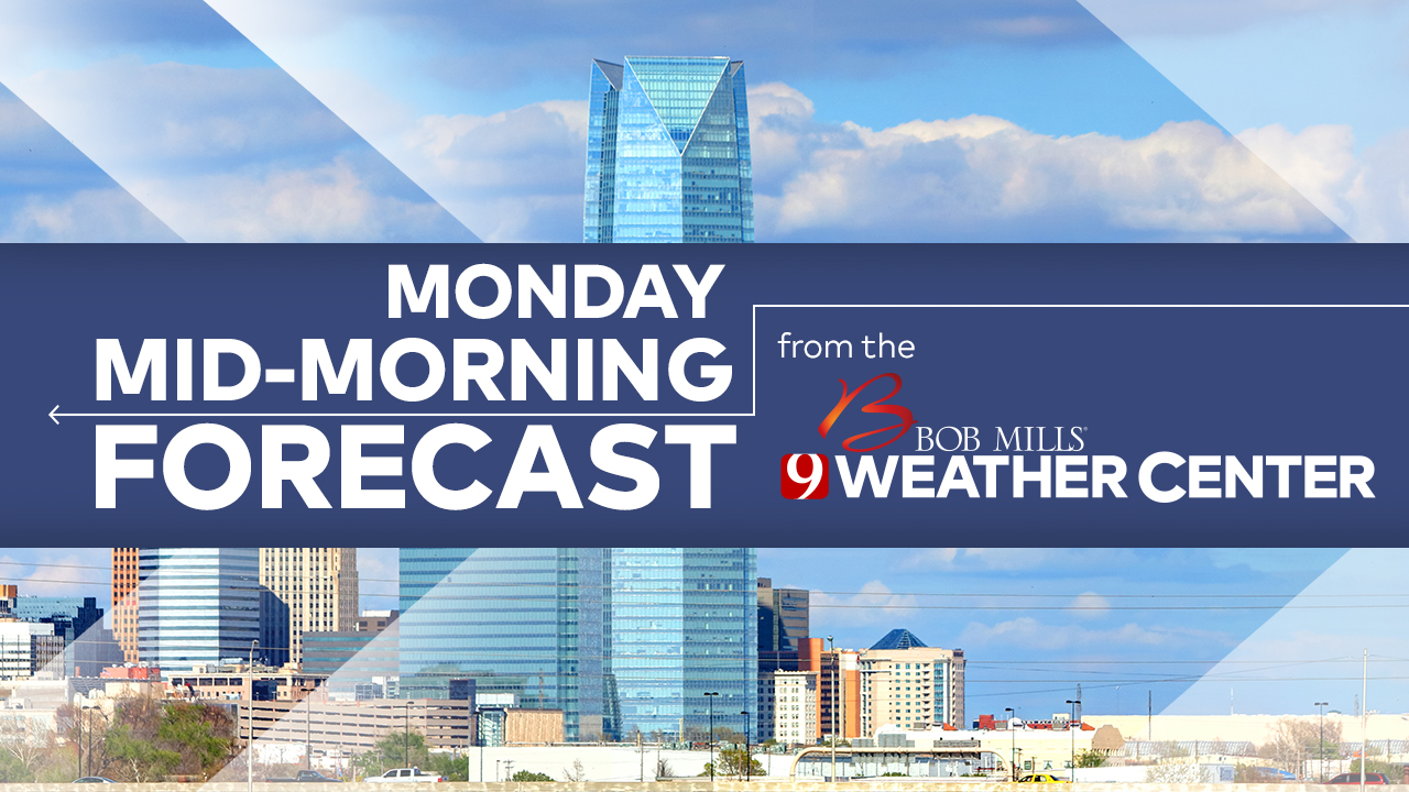 Megan Gold's 9 a.m. Monday forecast
