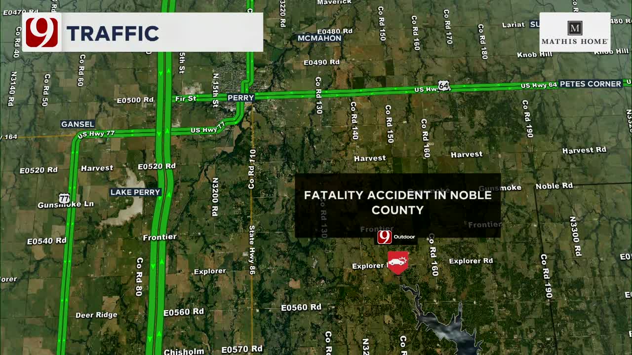 1 killed in Noble County rollover wreck