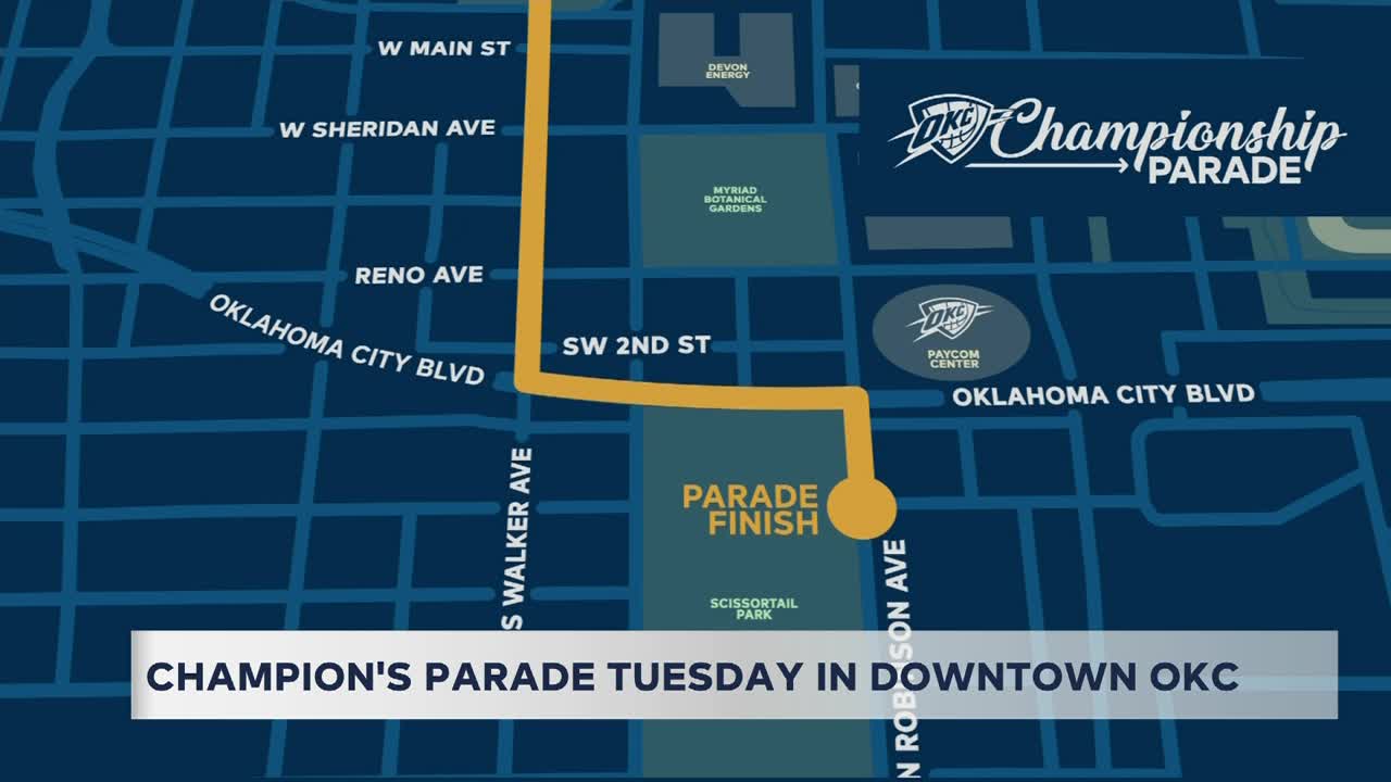 Oklahoma City Thunder: 2025 Champions Parade announced in OKC