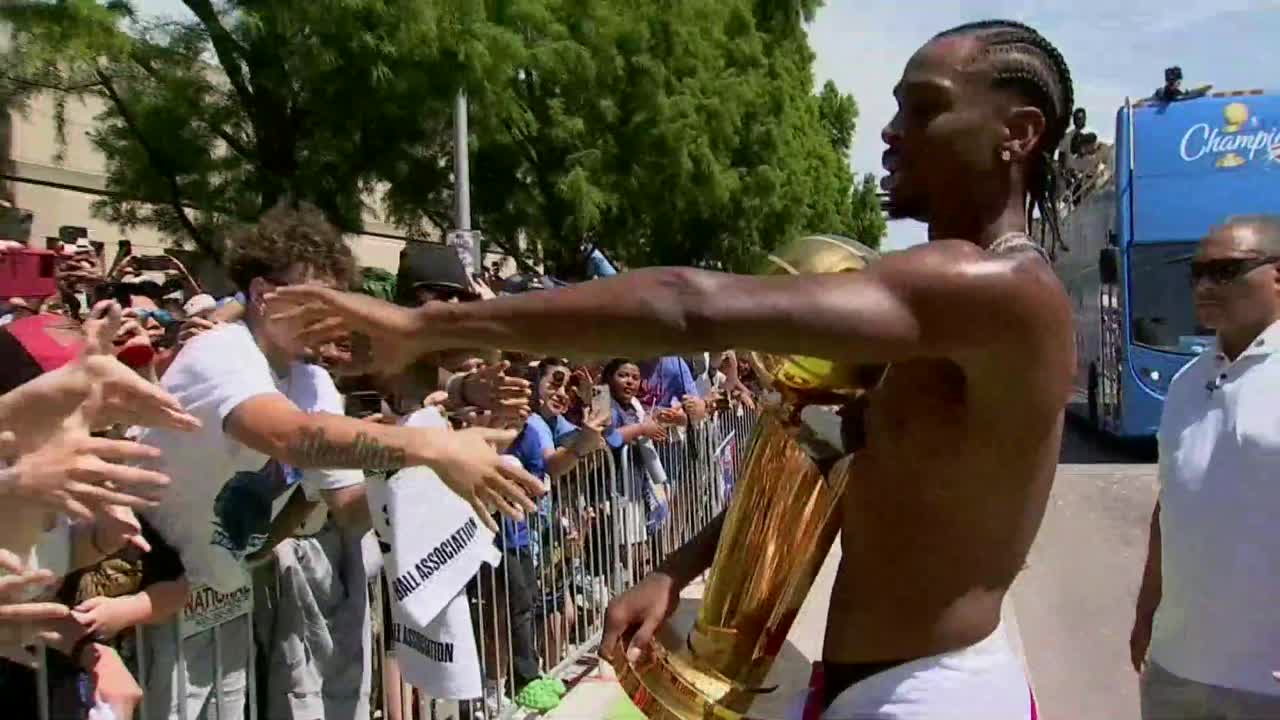 Thunder fans fill downtown OKC for parade to celebrate historic NBA Championship