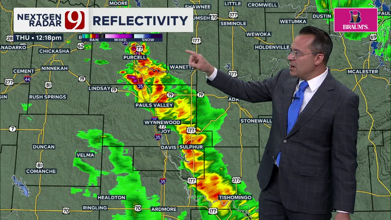 Justin Rudicel's Thursday afternoon forecast