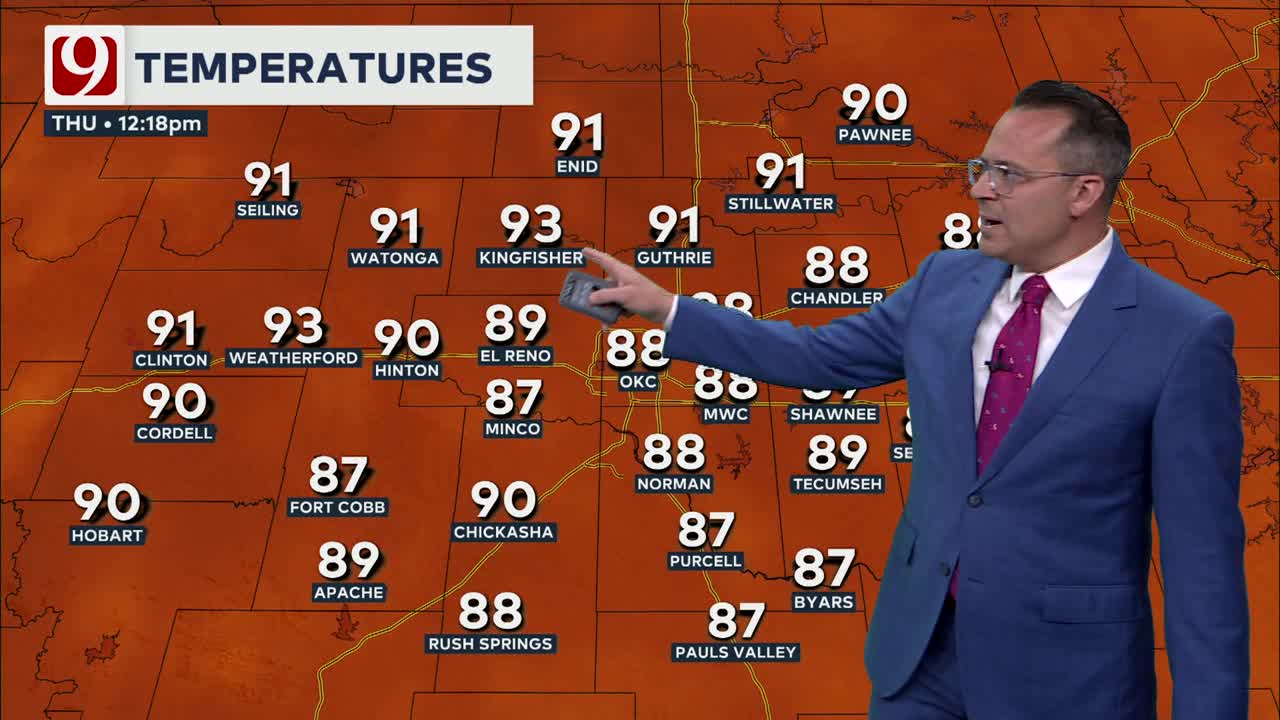 Justin Rudicel's Thursday afternoon forecast