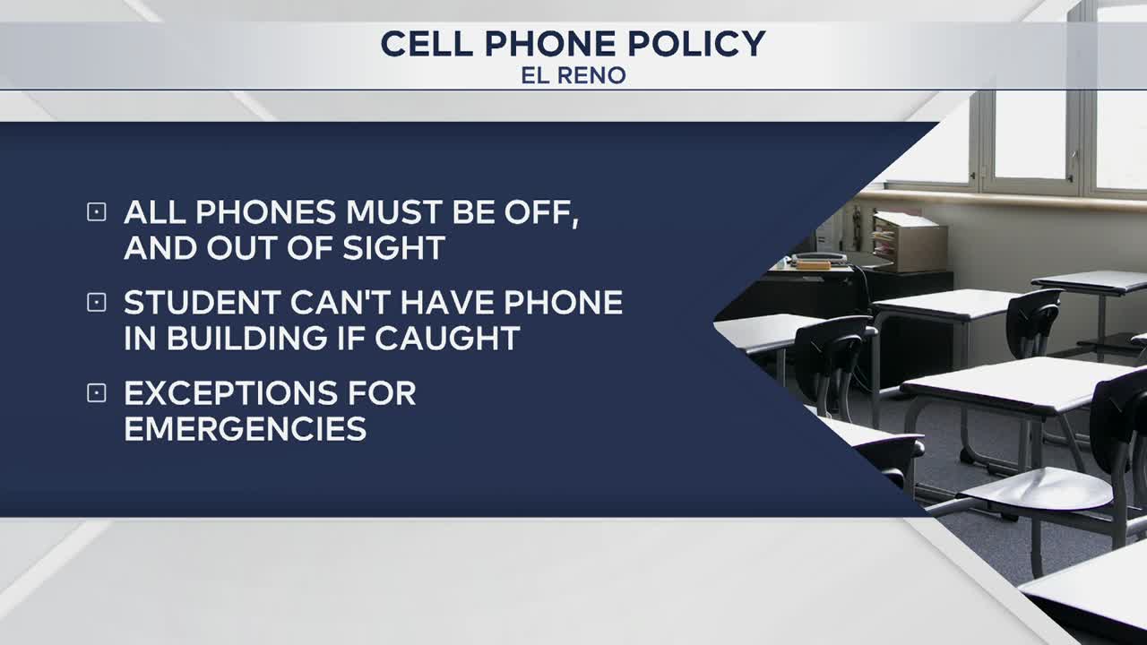El Reno Public Schools implements cell phone policy driven by Senate Bill 139