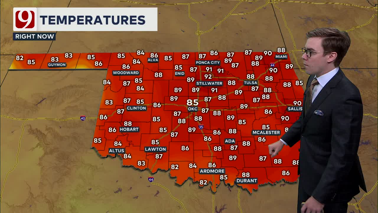 Andrew Adams' Wednesday afternoon forecast