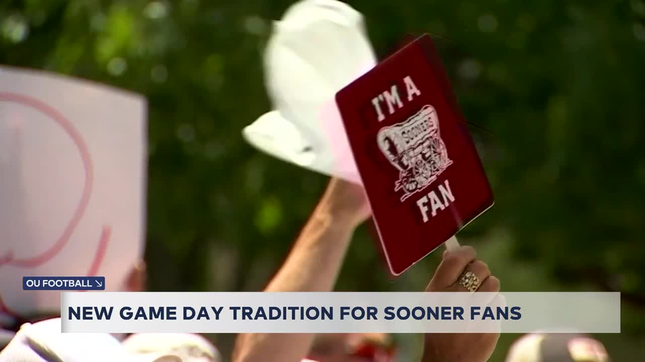 OU unveils new tailgating tradition: 'The oval is open'