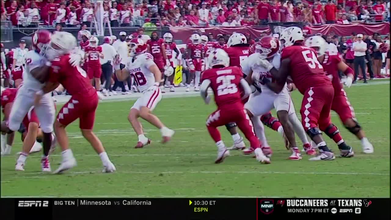 Oklahoma football dominates Temple 42-3 with stout defense and explosive plays