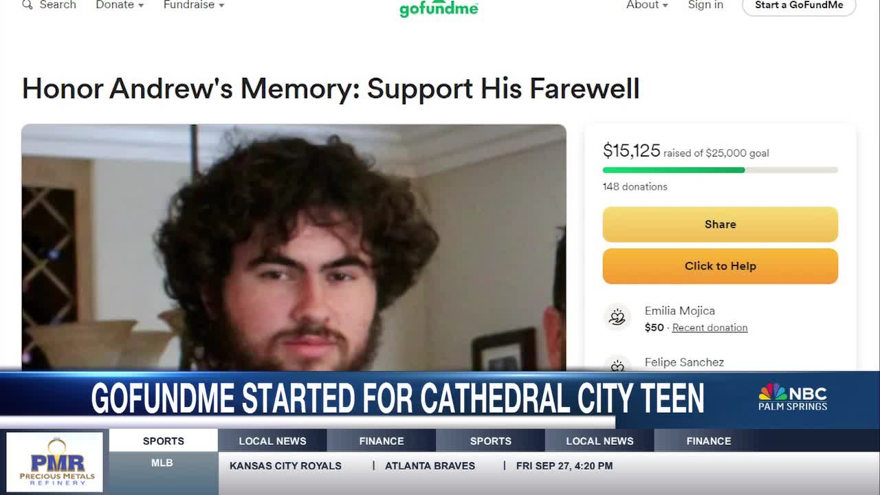GoFundMe Launched for Cathedral City Teen Andrew Castanos After Fatal ...
