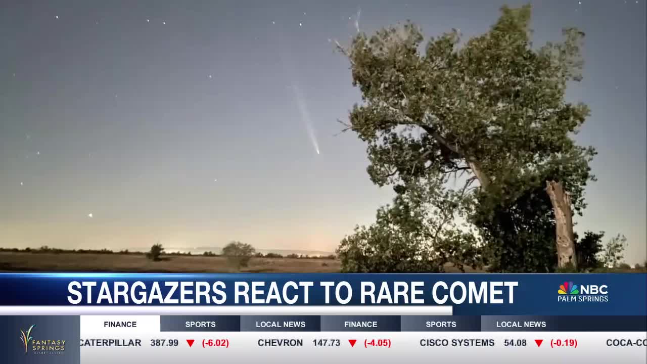 Rare Comet Older Than Earth Visible Over Northern California