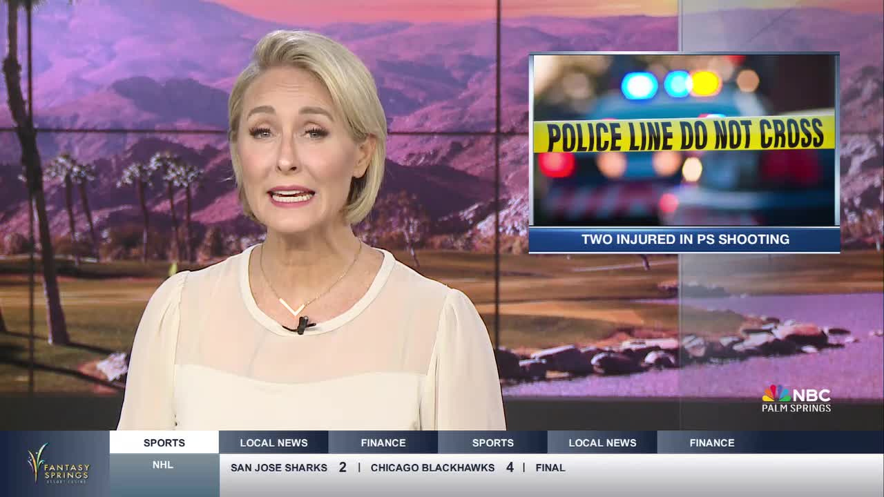 Palm Springs Police Search for Suspect After Shooting Leaves Two Teens