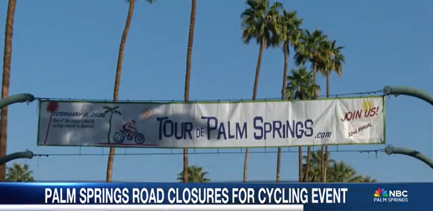 Road closures in effect for 27th annual tour de palm springs charity ride