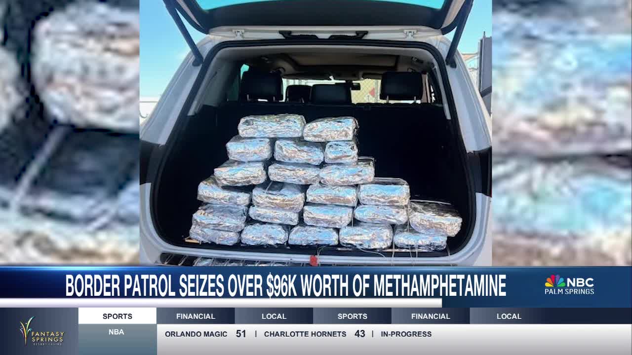 Border Patrol seizes over $96,000 worth of methamphetamine hidden ...