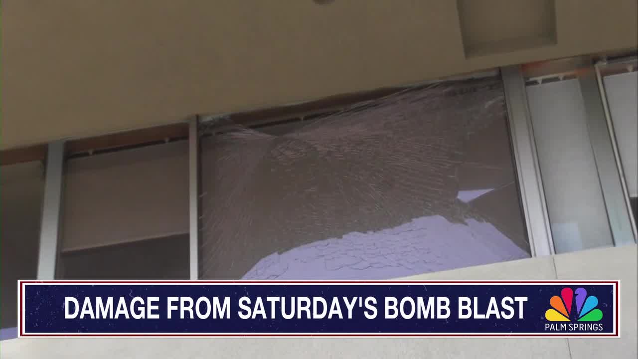 Palm Springs bombing aftermath