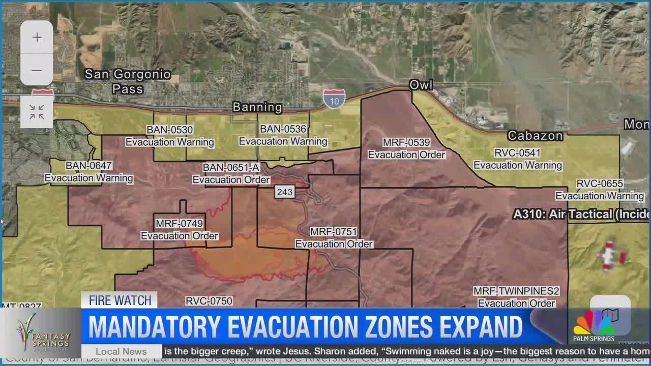 Wolf Fire Forces Evacuations in Riverside County as Wildfires Spread ...