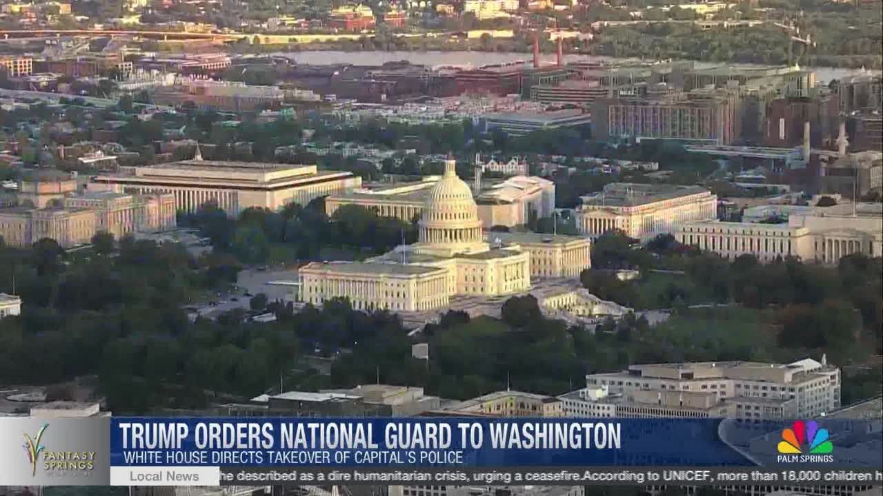 President Trump Federalizes DC Police, Sends National Guard Amid Crime ...