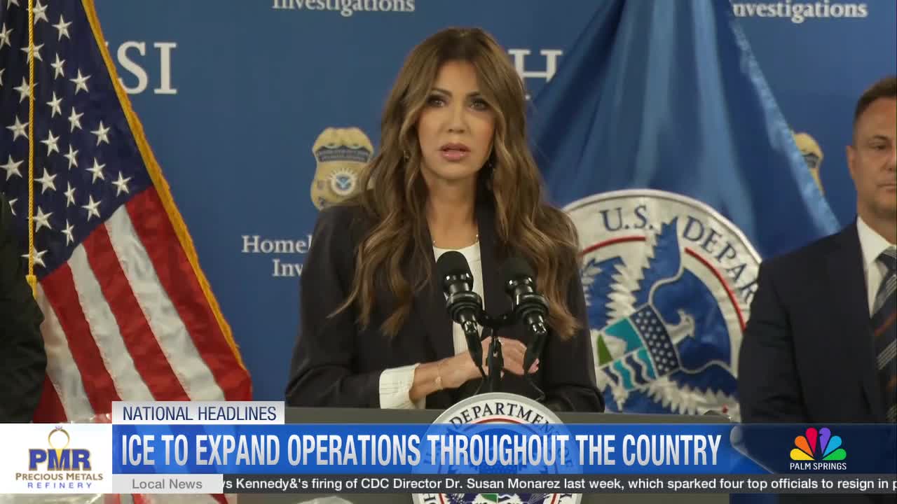 Kristi Noem Confirms Expanded ICE Operations in Major Cities