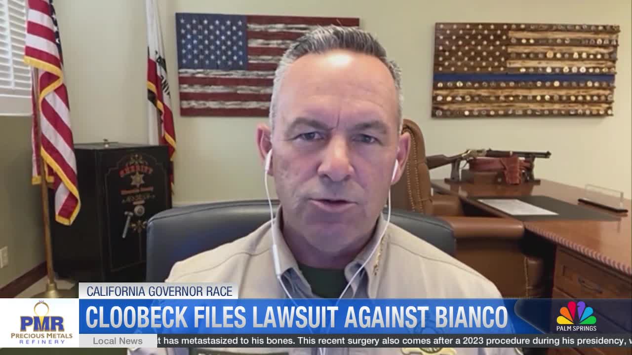 CA Governor's Race: Democratic Candidate Stephen Cloobeck Sues Sheriff Chad Bianco Over Campaigning in Uniform