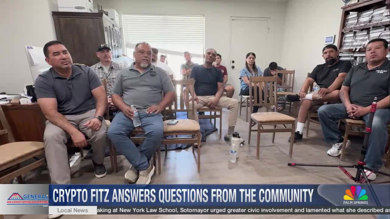 Crypto Fitz Brings Bitcoin Talk to Coachella Valley Community