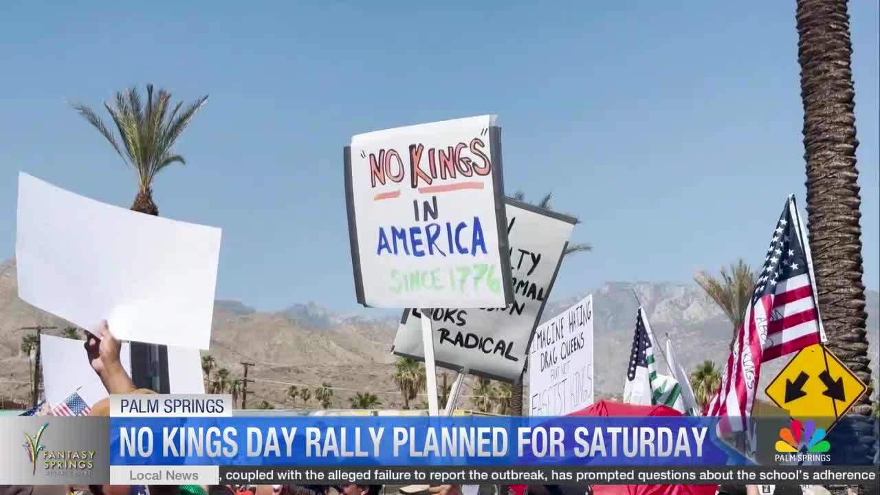 No Kings Day Rally Scheduled In The Coachella Valley This Weekend