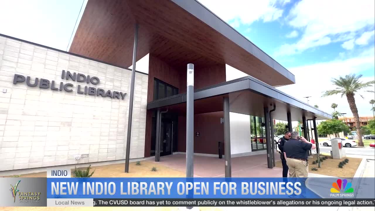 New Indio Library Opens After Two-Year Construction