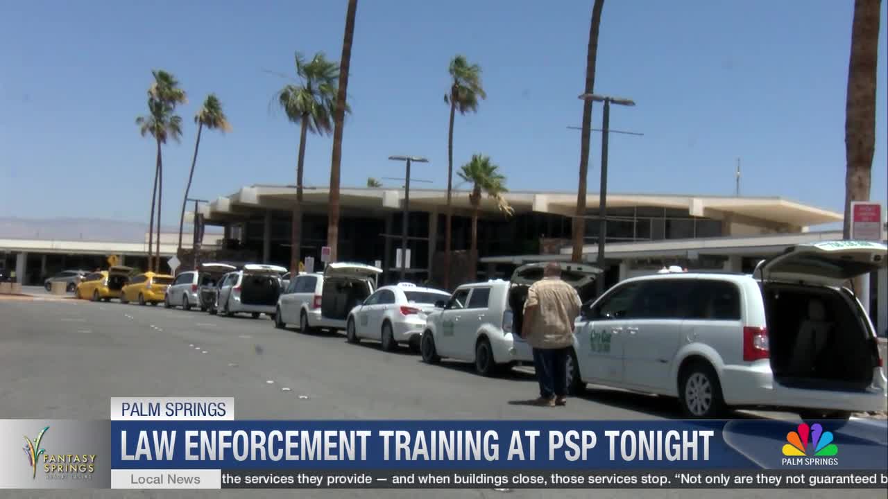 Palm Springs International Airport to Host Overnight Law Enforcement Training Exercise