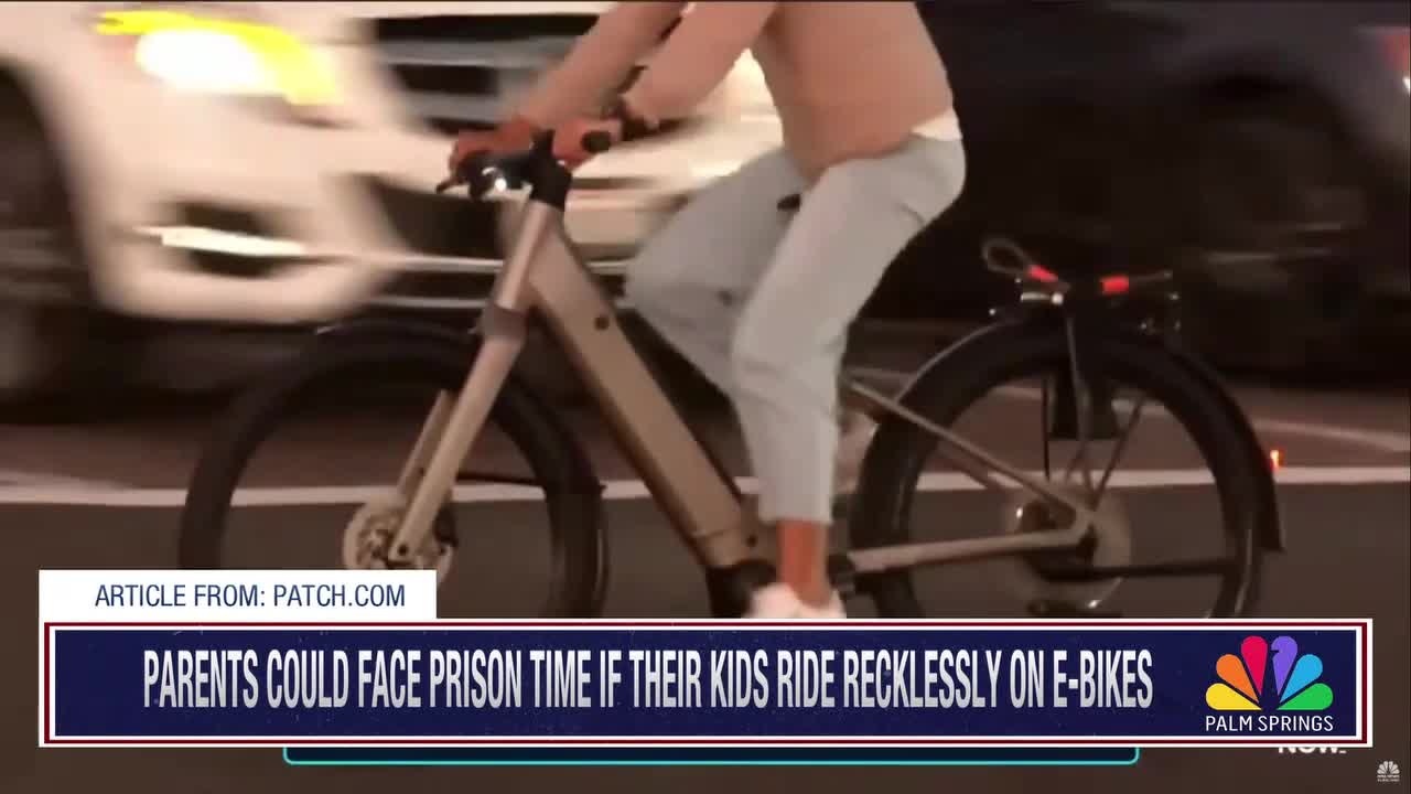 Could Parents Face Felony Charges for Kids’ Reckless E-Bike Riding?