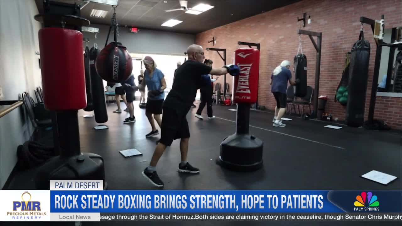 NBC Palm Springs news story about Rock Steady Boxing Desert Cities