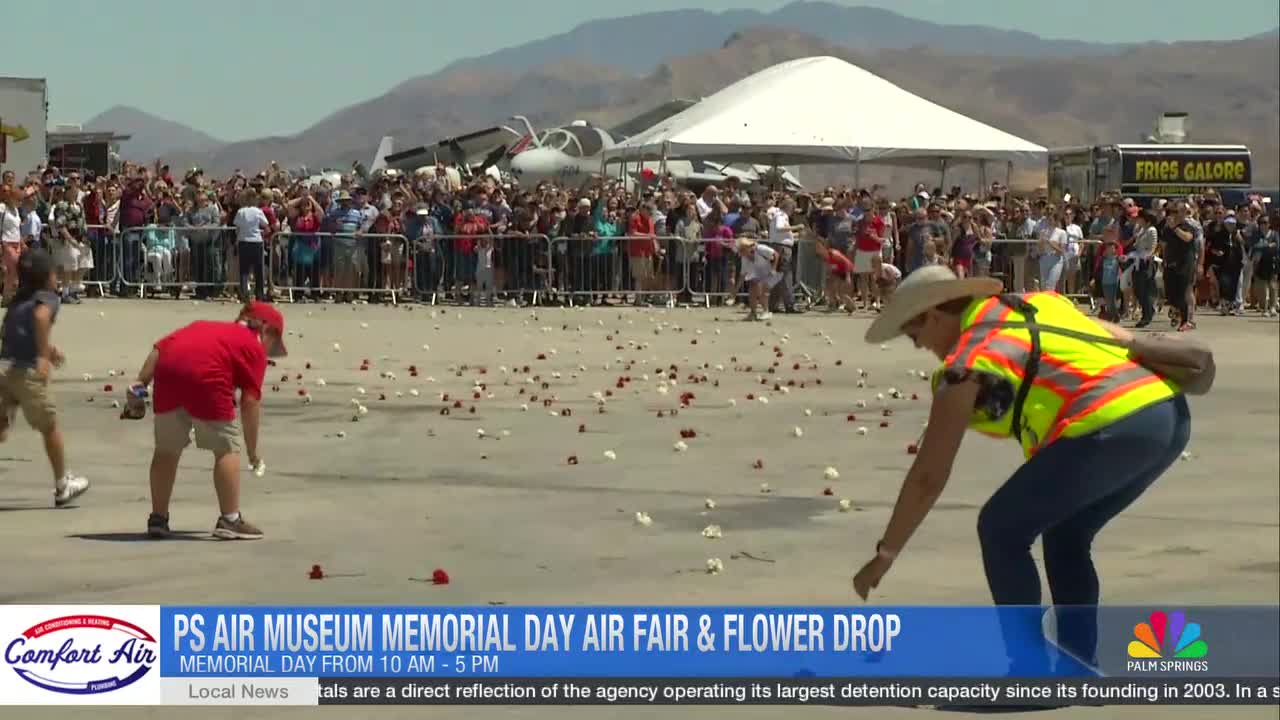 Palm Springs Air Museum Set to Host Annual Memorial Day Flower Drop and Air Fair