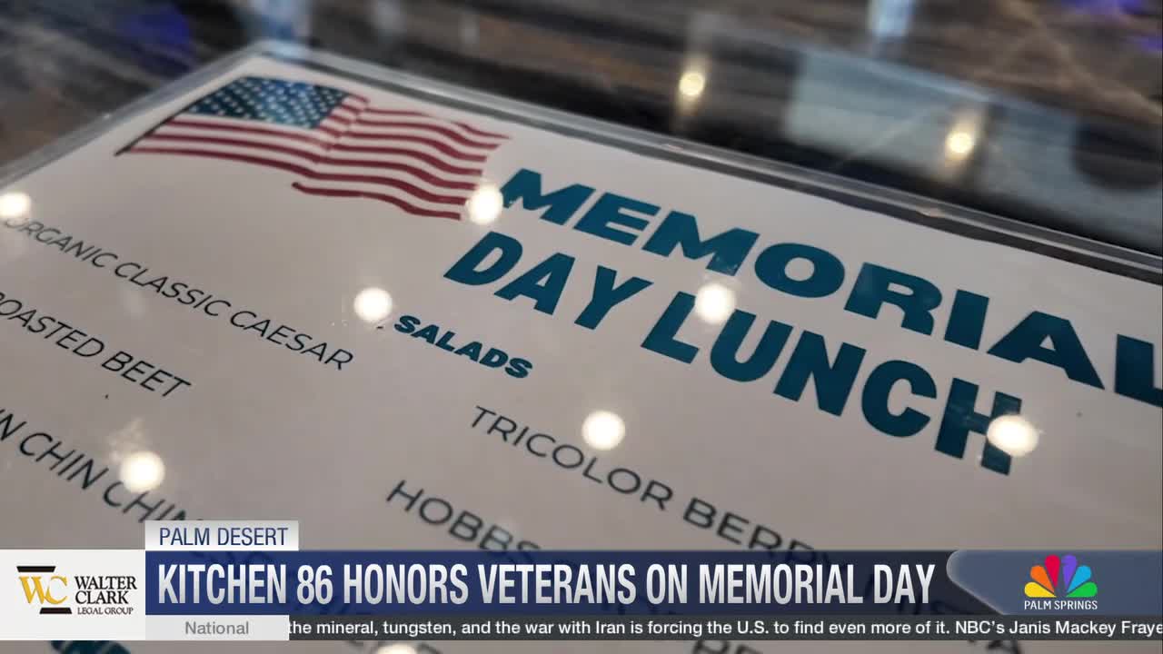 Kitchen 86 on El Paseo Continues Decadelong Tradition of Free Memorial Day Meals for Veterans