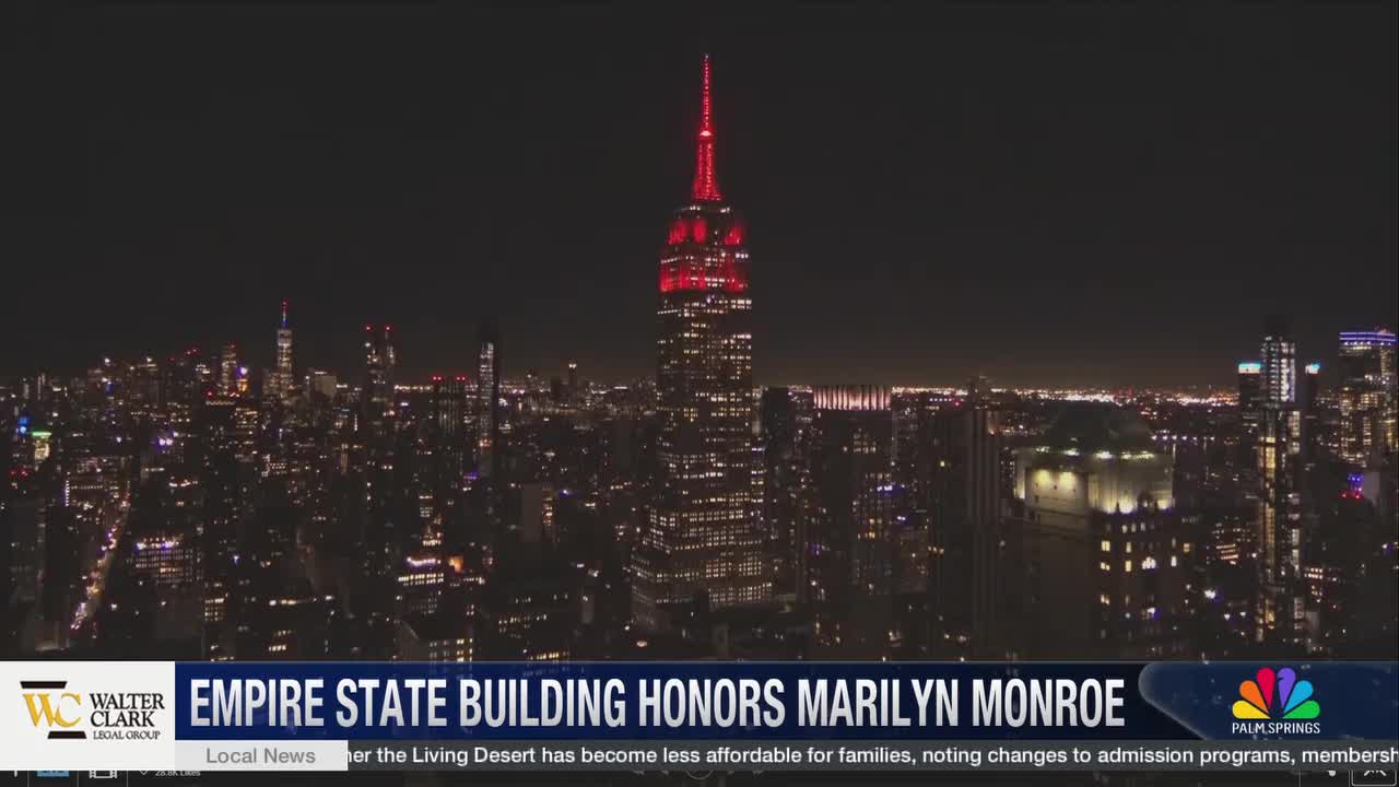 Marilyn Monroe’s 100th Birthday Celebrated with Empire State Building Tribute