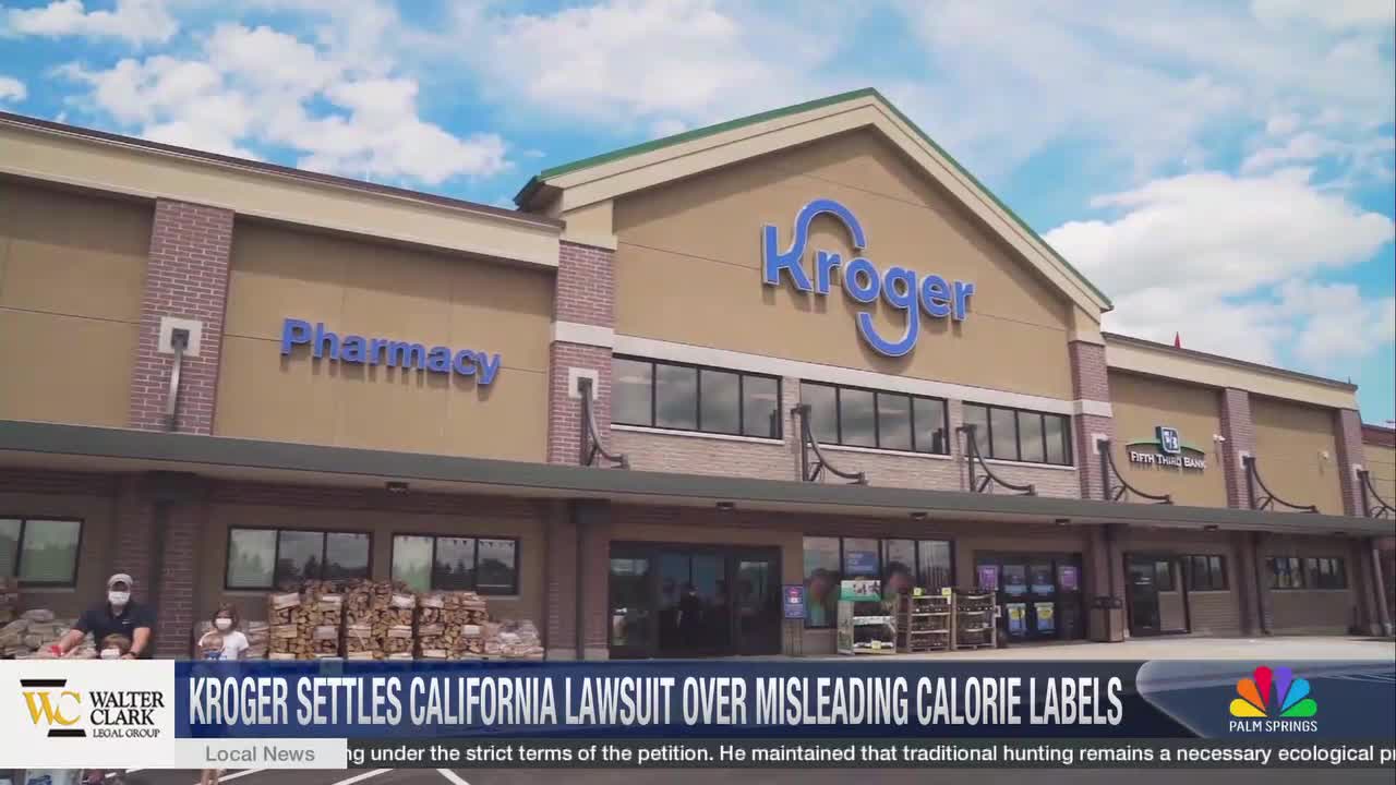 Kroger Agrees to $125 Million Settlement Over Calorie Labeling Claims in California